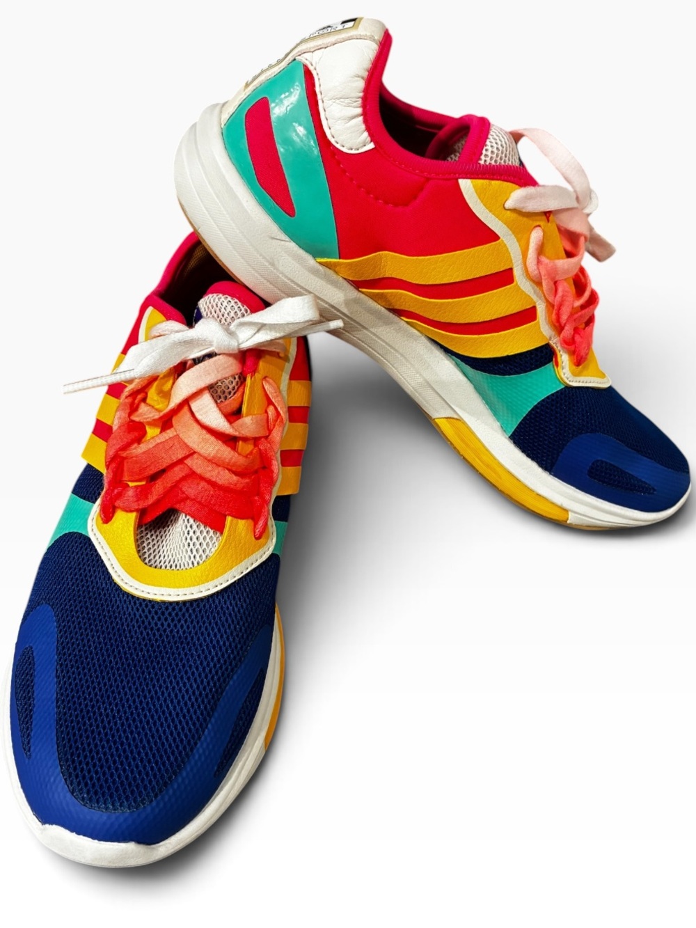 adidas Women's Stella Sport Multicolor Athletic Sneakers - Navy, Pink, Teal.